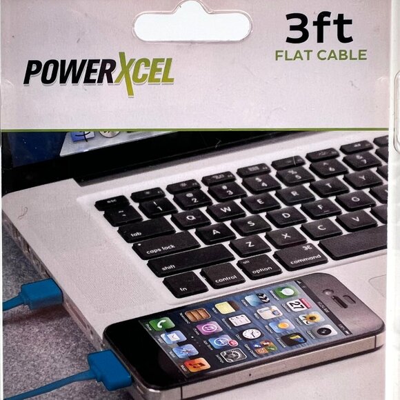 PowerXcel 3ft Flat 30-Pin To USB Sync & Charge Cable For iPhone/iPad/iPod New - Picture 7 of 9